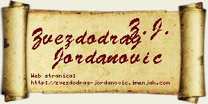 Zvezdodrag Jordanović vizit kartica